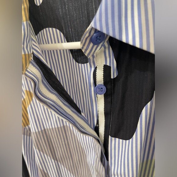 Lafayette 148 New York Patterned Sleeveless Dress Size M - Picture 7 of 11